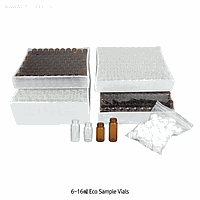 SciLab SL.Vi1219 Vial, Amber, 8ml, Ø17 X h60mm, w/ 15-425 ScrewCap & Hi-PE Septa