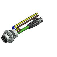 Amphenol CONEC 57-02802 Ethernet Cables / Networking Cables ENP-17-1-FSPST2PEDBU4-V4-45S-RS8.33-1/1/G6/250/034