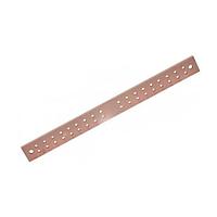 Wakefield Thermal SCGB-2 Ground Bars Ground Bar, 36 Holes, Copper, Bare, 24" L, 2" W, 0.25" H, 0.25" Thickness