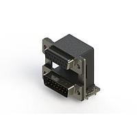 EDAC 664-015-264-03A Dual Port D-Sub Connectors Right-angle Dual Port D-Sub Connector