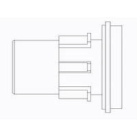 Raychem - TE Connectivity YDIV41H11-05PAV001 Circular MIL Spec Connector HERM RECP