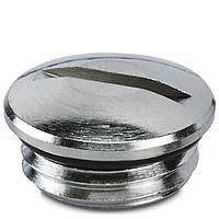 PHOENIX CONTACT 1046669 Heavy Duty Power Connectors Screw plug  cable gland material: Nickel-plated brass  connecting thread: Pg9  color: silver