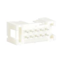 Amphenol FCI 10120689-110ALF Shrouded Quickie Shrouded Header, Wire To Board, Vertical, Through Hole, Double Row, Pin In Paste, 10 Positions, 2.54mm (0.100in) Pitch.