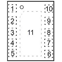 Microchip Technology MCP16416-I/MN Step-Up DC-DC Converter Low IQ Boost Converter with Programmable Low Battery, PG and Automatic Input-to-Output Bypass Operation
